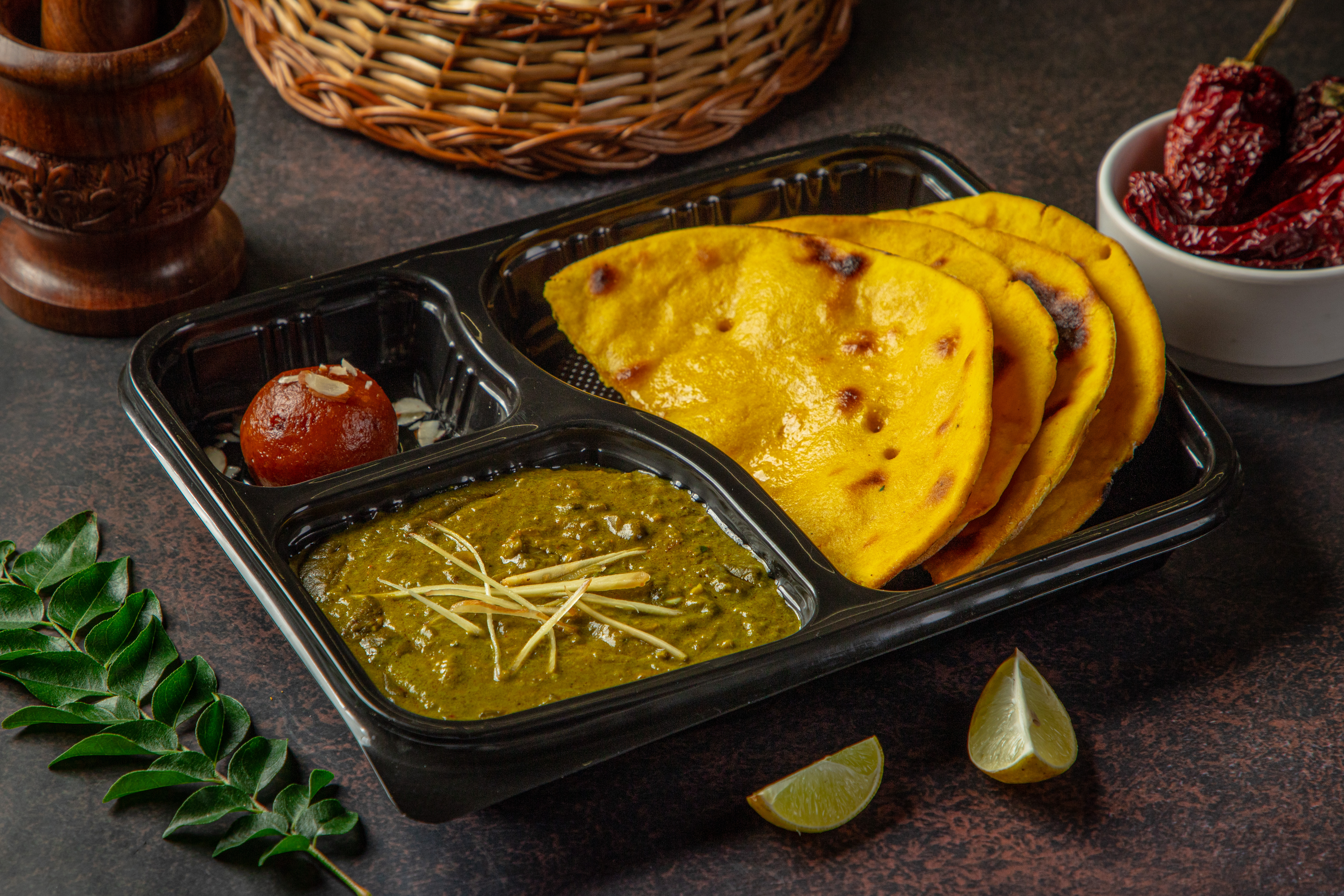 Sarson Ka Saag Plate