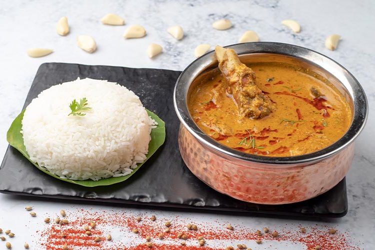 Mamsam Curry + Steam Rice